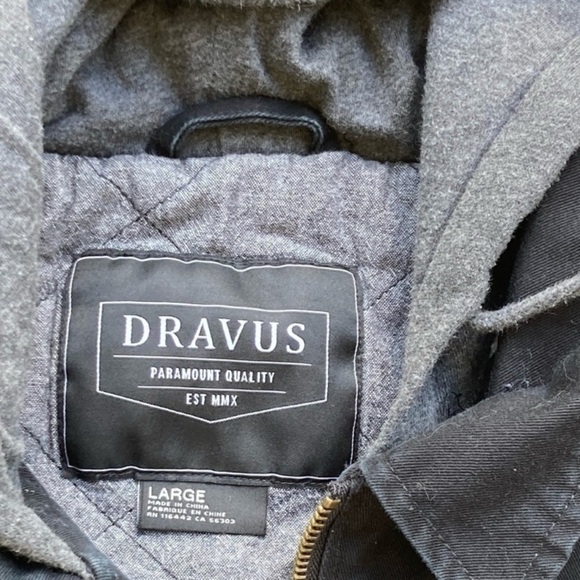 Dravus Utility Thick Work Jacket with built in Hoodie Size L - Picture 3 of 4
